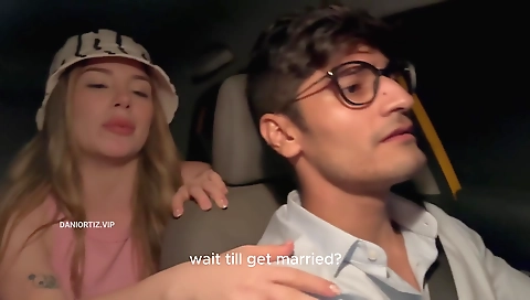 Hot blonde does a hot oral-s