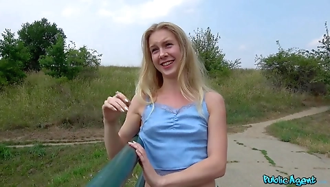 Horny blonde girl gets banged by her boyfriend