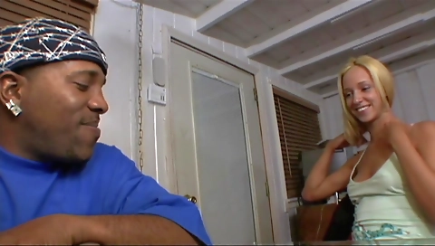 Two black girls, one guyole