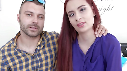 Maria and sexy girl in alex's pussy