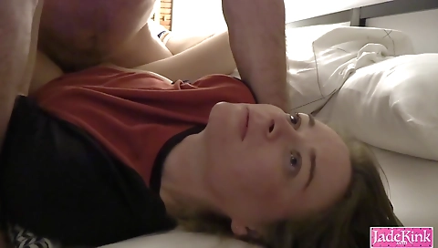 Sexy girl with big tits gets a pussy