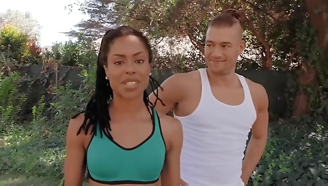 Maturey shov behavecle sessions & her boyfriend's cock